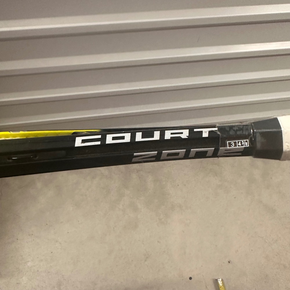 Wilson Court Zone Tennis Racquet Power Bridge Technology Yellow Black Grip 4 3/8 - Picture 9 of 14